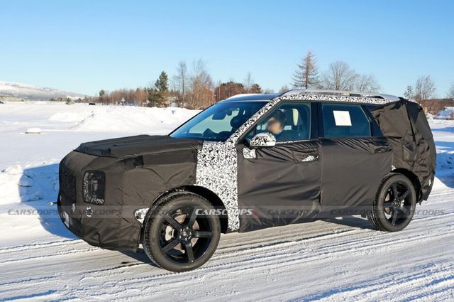 현대차 '팰리세이드 풀체인지' 테스트카 (출처 : 카스쿱스)