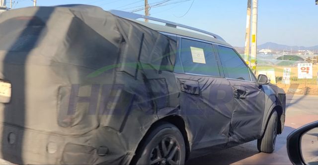 현대차 '팰리세이드 풀체인지' 테스트카 (출처 : 힐러TV)