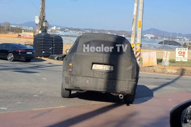 현대차 '팰리세이드 풀체인지' 테스트카 (출처 : 힐러TV)