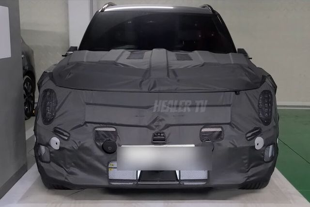 기아 'EV9 GT' 테스트카 (출처 : 힐러 TV)