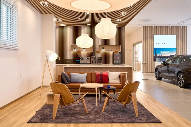 사진 : 볼보 청주 전시장 고객 라운지
