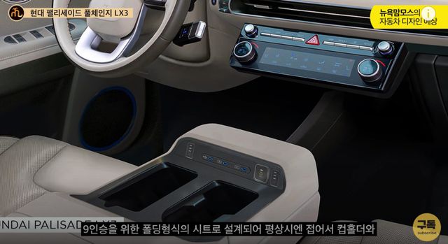 현대차 '팰리세이드 풀체인지' 예상도 (출처 : 뉴욕맘모스)