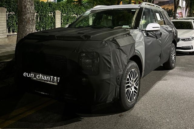 사진 : 현대차 팰리세이드 풀체인지 테스트카 (출처=LX3 클럽)