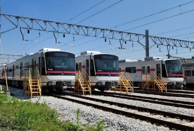 새로 도입된 전동차(모란 차량기지)/자료:서울시