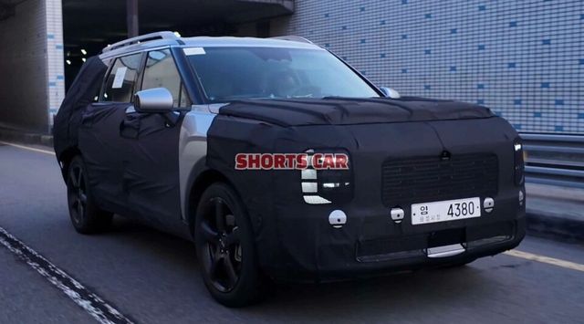 사진 : 현대차 팰리세이드 풀체인지 테스트카 (출처=Shorts Car)