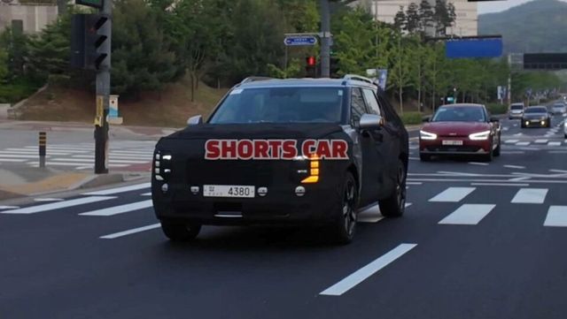 사진 : 현대차 팰리세이드 풀체인지 테스트카 (출처=Shorts Car)