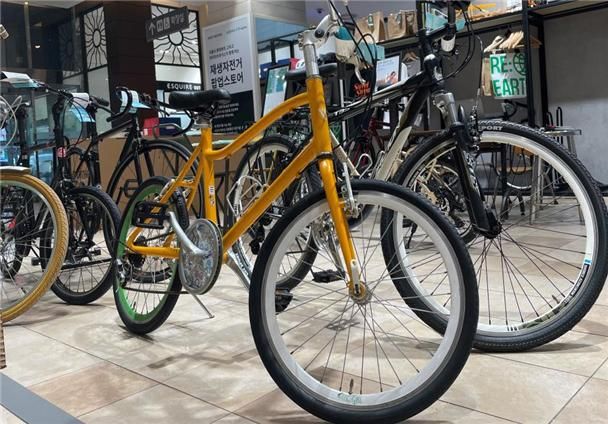 방치 수거 후 수리를 통해 재생산된 재생 자전거 /자료:서울시