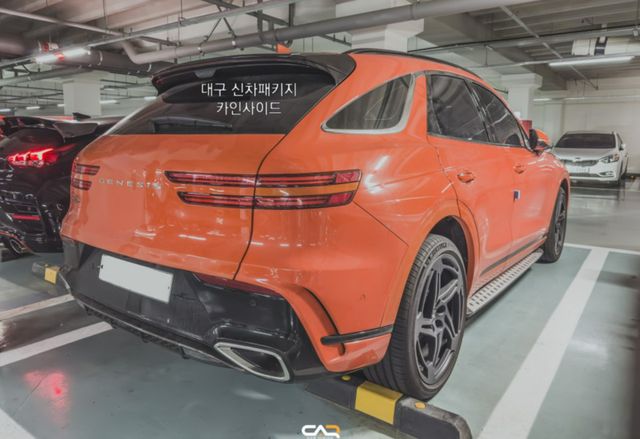 사진 : 제네시스 GV70 마그마 테스트카 (출처=대구 신차패키지 카인사이드)