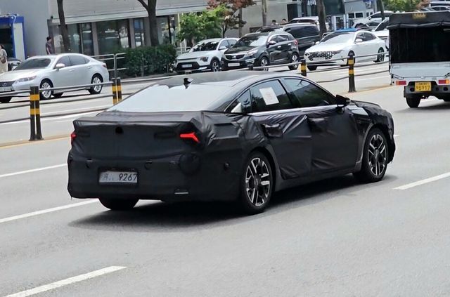 사진 : 기아 K8 페이스리프트 테스트카 (출처=남차카페)