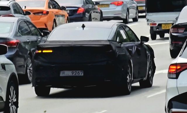 사진 : 기아 K8 페이스리프트 테스트카 (출처=남차카페)