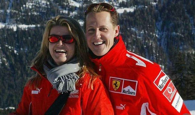 사고를 당하기 전의 미하엘 슈마허(Michael Schumacher)와 그의 아내 코리나 슈마허 (사진 출처: Top News)
