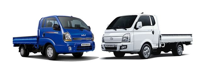 &nbsp;디젤 대신 LPG엔진을 장착한 포터와 봉고 1톤트럭