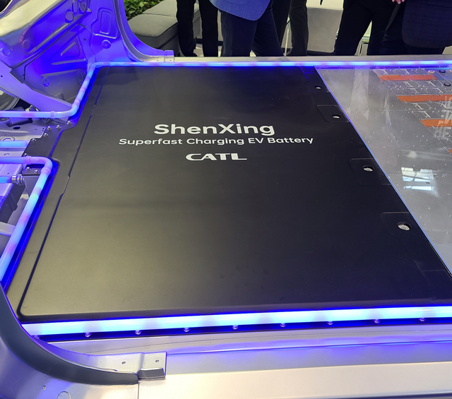 독일 뮌헨 IAA 모빌리티쇼에서 공개된 CATL의 신형 LFP배터리 '셴싱'(본 기사와 직접적인 관계 없음)