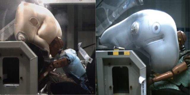 현대모비스가 개발한 PBV용 자립형 에어백