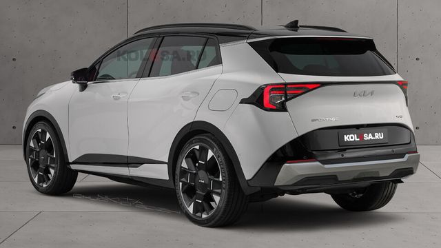 사진 : 기아 스포티지 페이스리프트 예상도 (출처=KOLESA.RU)