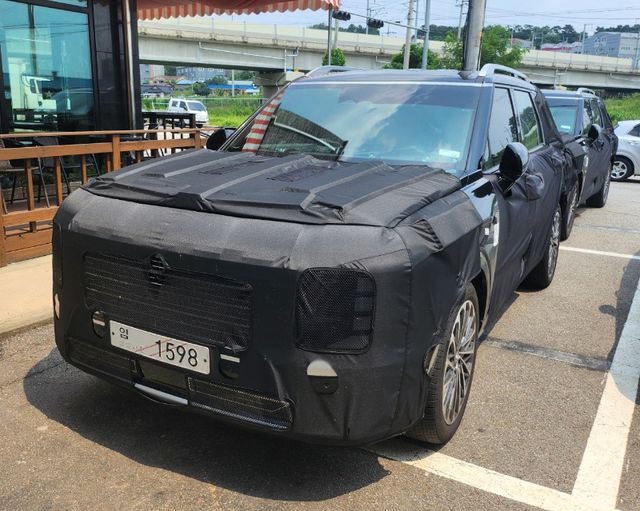 현대차 '팰리세이드 풀체인지' 테스트카 (출처 : 오토스파이넷)