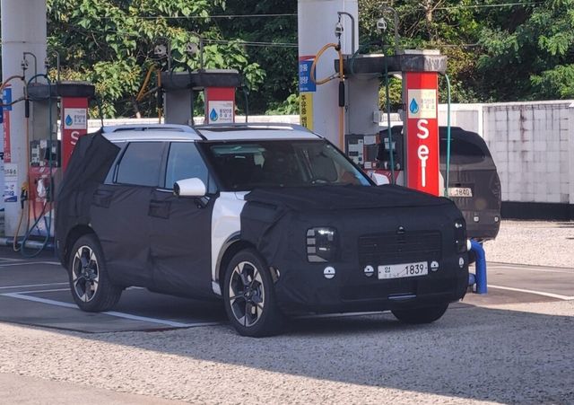 현대차 '팰리세이드 풀체인지' 테스트카 (출처 : 오토스파이넷)