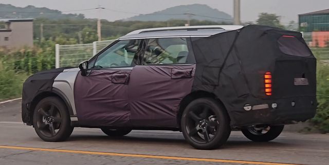 사진 :&nbsp;현대차 팰리세이드 풀체인지 테스트카 (출처=팰리세이드 피플 동호회)