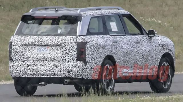 현대차 '팰리세이드 풀체인지' 테스트카 (출처 : 오토블로그)