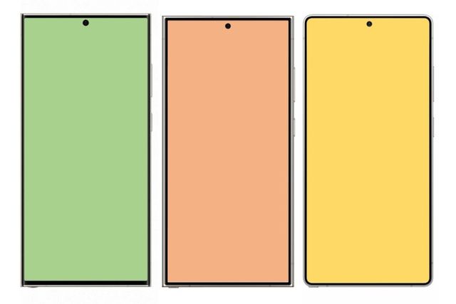 사진 : (왼쪽부터) 갤럭시 S23 울트라, 갤럭시 S24 울트라, 갤럭시 S25 울트라 렌더링 (출처=@UniverseIce)