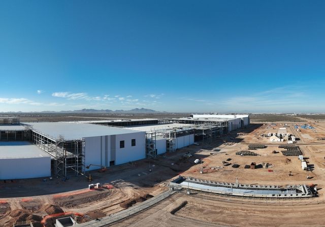 LG에너지솔루션의 미국 애리조나 퀸크릭 공장 공사 현장 전경 (출처 : LG에너지솔루션)