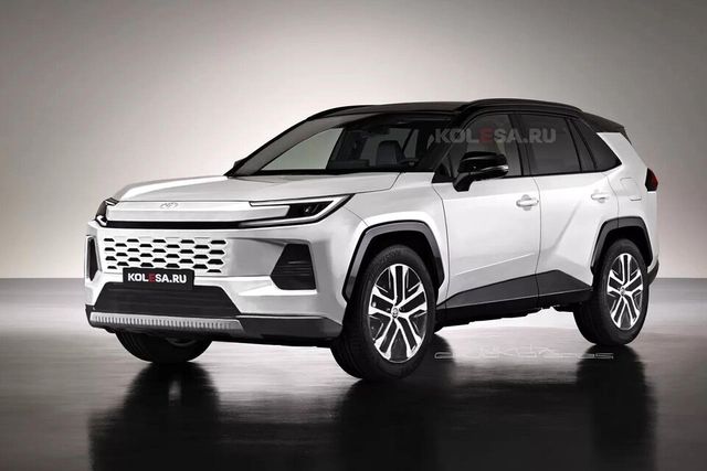 토요타 '라브4 풀체인지' 예상도 (출처 : Kolesa)