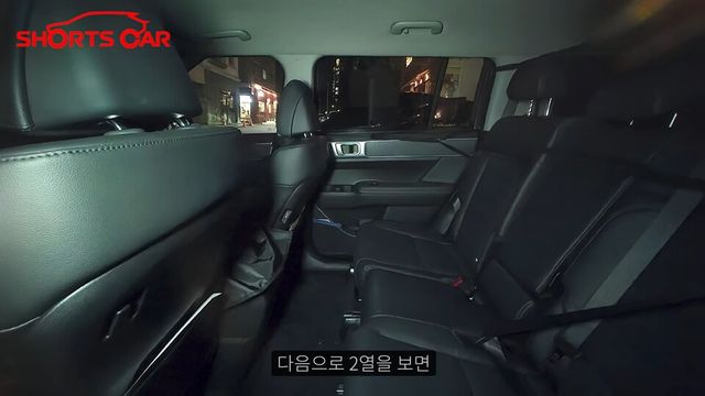 현대차 싼타페 페이스리프트 테스트카 실내 (출처=Shorts Car)