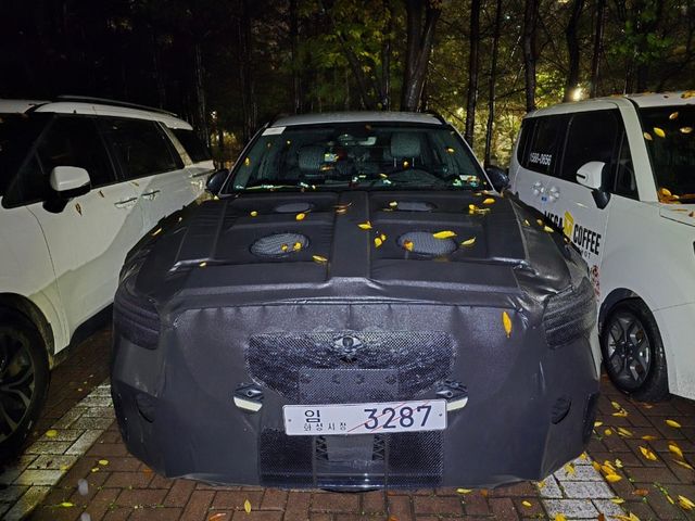 제네시스 'GV70 하이브리드' 테스트카 (출처 : 오토스파이넷)