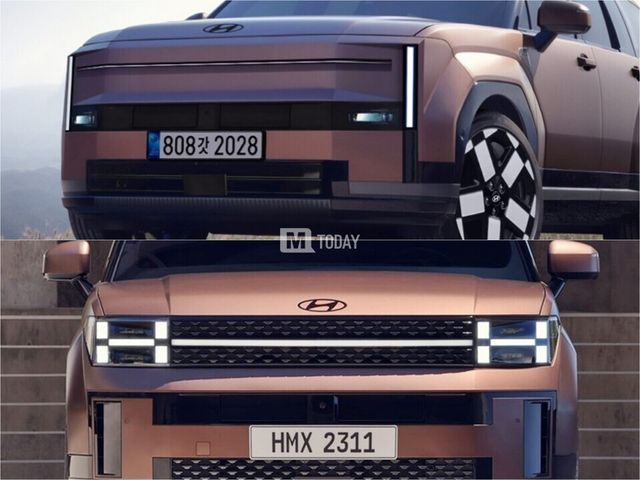 현대차 '싼타페 페이스리프트' 예상도 (출처 : 갓차)