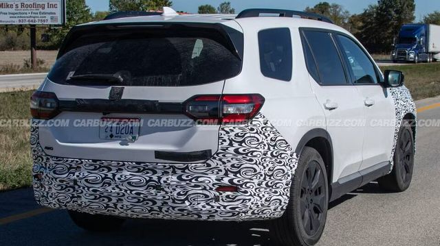 혼다 파일럿 페이스리프트 테스트카 (출처=Carbuzz)