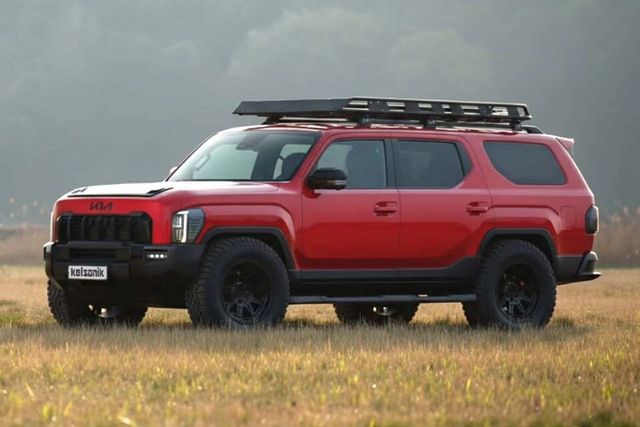 기아 '타스만 SUV '예상도 (출처 : Kelsonik)