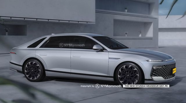 현대차 '그랜저 페이스리프트' 예상도 (출처 : 뉴욕맘모스)