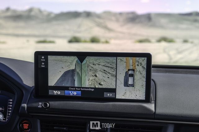 2026년형 파일럿에 탑재된&nbsp;12.3인치 HD 와이드 터치스크린 (출처=혼다)