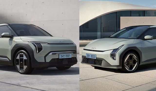 사진 : 기아 EV3와 EV4