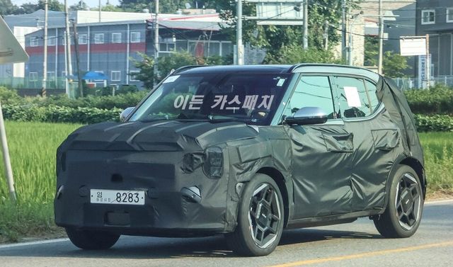 사진 : 기아 EV2 테스트카 (출처=이든카스패치)