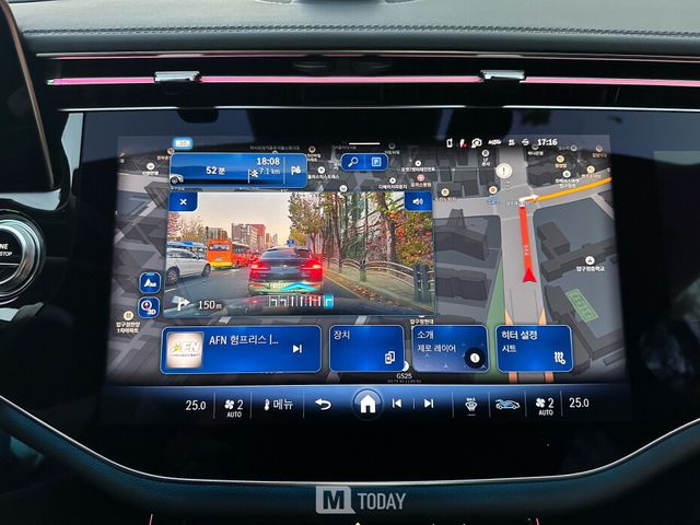 요즘 내비는 다 티맵이 기본! 벤츠도 당연히 기본!