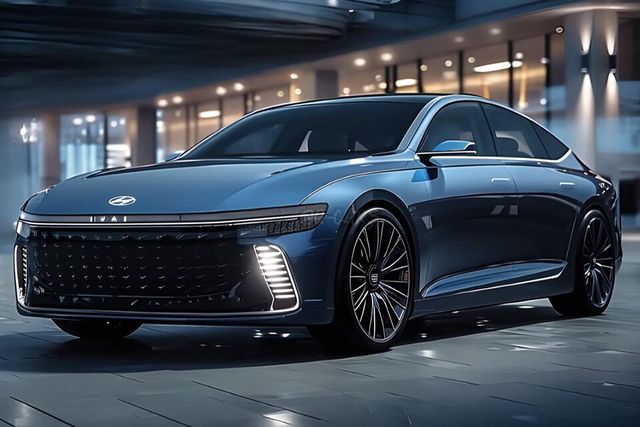 현대차 그랜저 페이스리프트 상상도(사진=QCars)