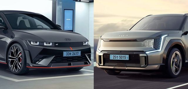 사진 : 현대차 아이오닉 5 N, 기아 EV9 GT