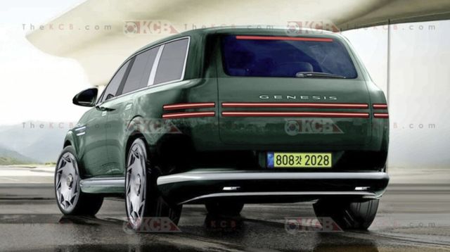 제네시스 'GV90' 예상도 (출처 : 갓차)