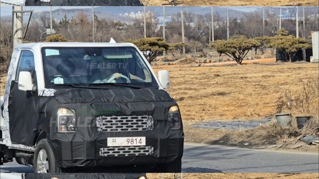 현대차 '포터 2 풀체인지' 테스트카 (출처 : 힐러TV)