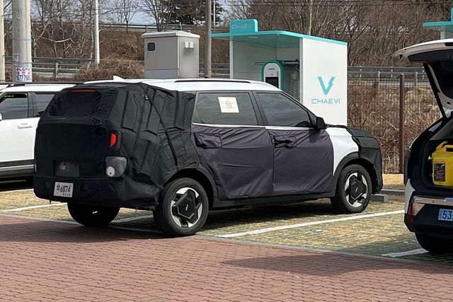 기아 '카렌스 EV' 테스트카 (출처 : 전기차동호회)