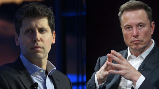 사진 : 샘 올트먼 오픈AI CEO와 일론 머스크 테슬라 CEO