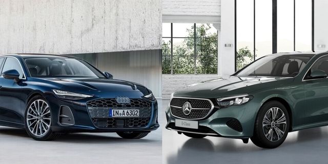 사진 : 아우디 A6 세단, 벤츠 E200 아방가르드