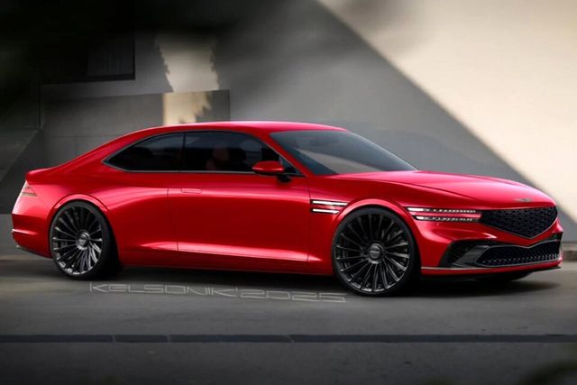 제네시스 'G90 쿠페' 예상도 (출차 : Kelsonik)