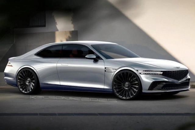 제네시스 'G90 쿠페' 예상도 (출차 : Kelsonik)