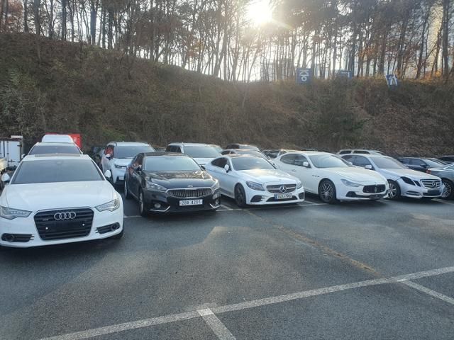 겅찰이 압수한 대포차량들 (출처 : 서울경찰청)