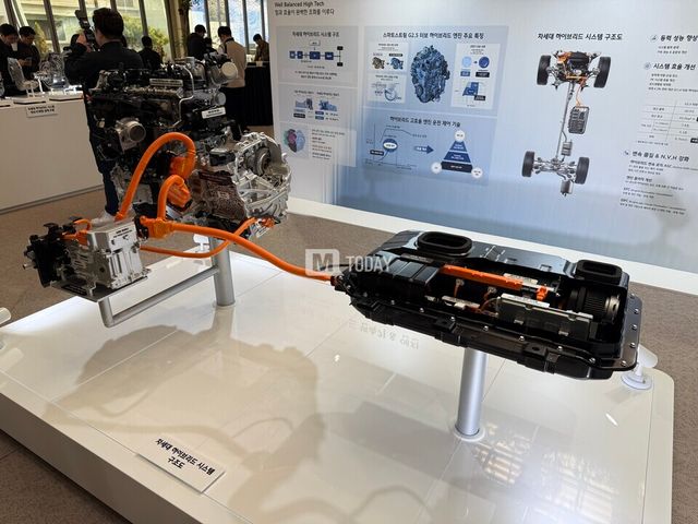 사진 : 현대차그룹 차세대 하이브리드 시스템 구조도