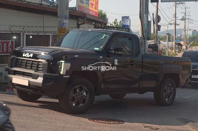  ‘타스만’ 싱글캡 모델 스파이샷(출처: 숏카)