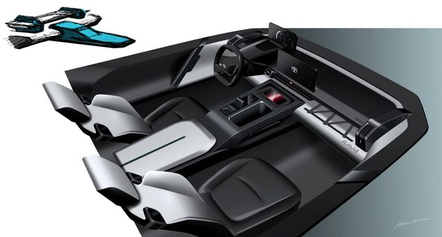 토요타 RAV4 (Toyota RAV4 Design Sketch)