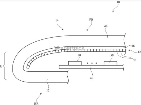 애플 스마트워치 곡면 디스플레이 특허 자료 (출처 : XpertPick)